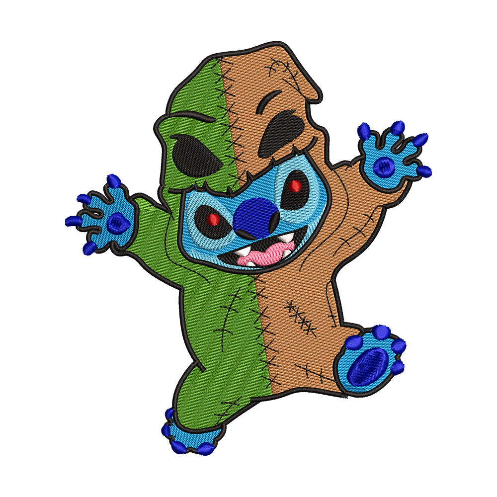 Stitch as Oogie Boogie Embroidery Design - SG130557