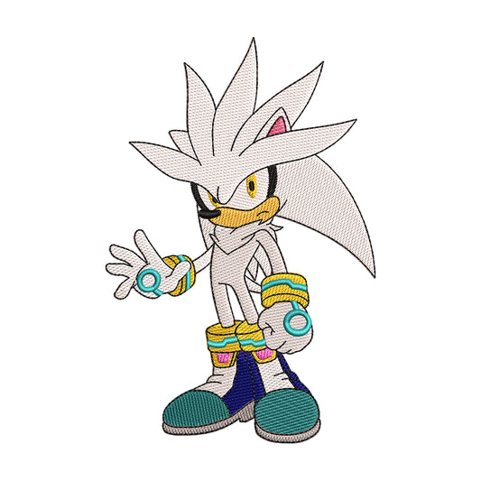 Silver the Hedgehog Embroidery Design - SG130561