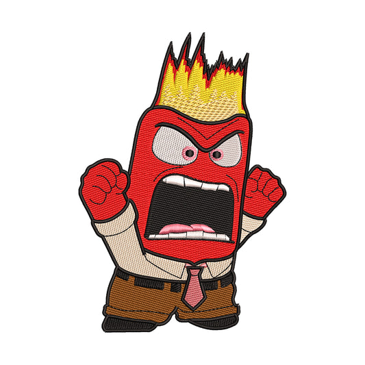 Anger from Inside Out Embroidery Design - SG130563