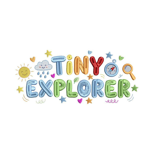 Tiny Explorer Embroidery Design - SG22032605