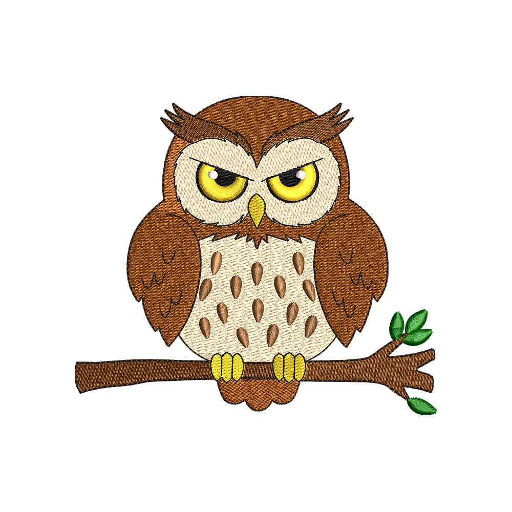 Cute Owl Embroidery Design Bird - SG23042609