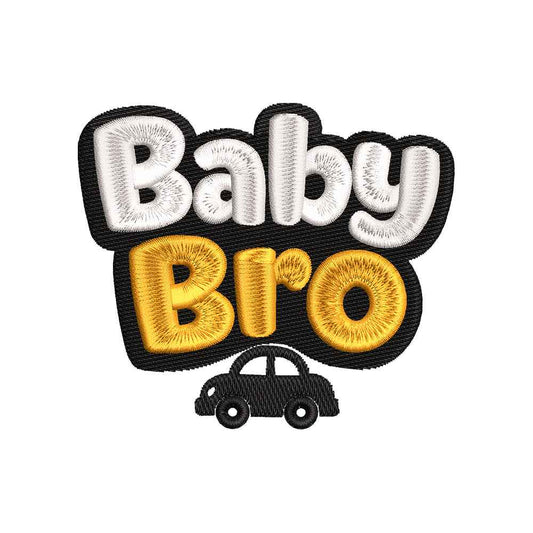 Baby Bro Embroidery File | Little Brother Baby Shirt Design | Cute Boy Outfit - SG23062604