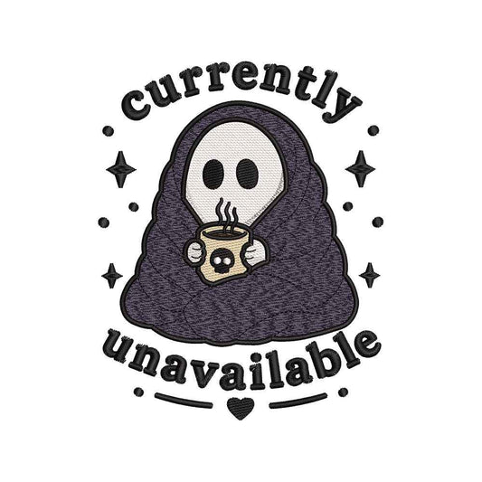 Currently Unavailable Halloween Ghost Embroidery Design - SG23072603