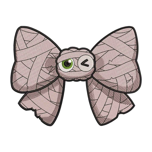 Mummy Wrap Bow Embroidery Design - SG260548