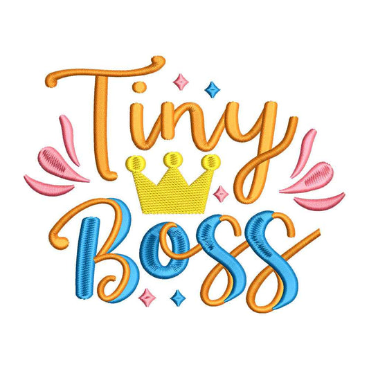 Tiny Boss Embroidery Design - SG26062408