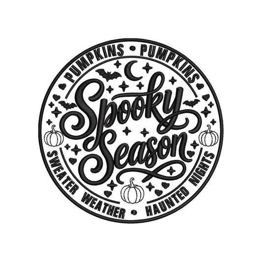 Halloween Spooky Season Embroidery Design - SG29072601