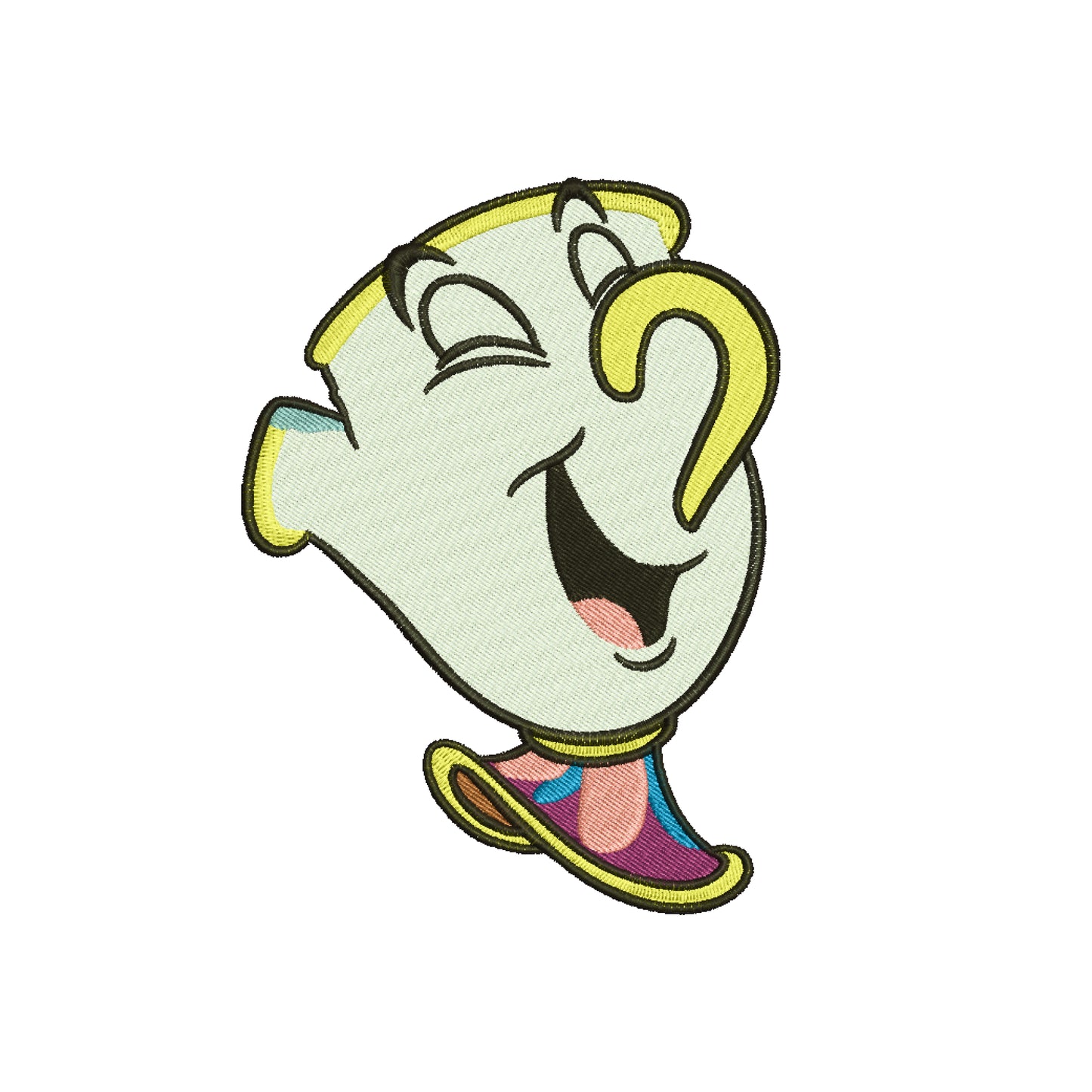 Cartoon Character Cup embroidery designs digital