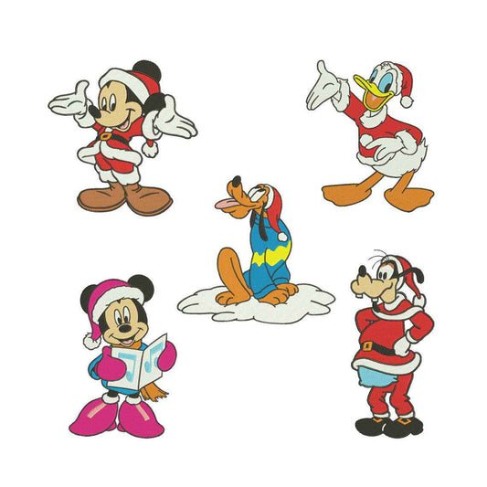 Cute Christmas embroidery bundle mouse and friends