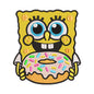 SpongeBob with Donut Embroidery Design - 010560