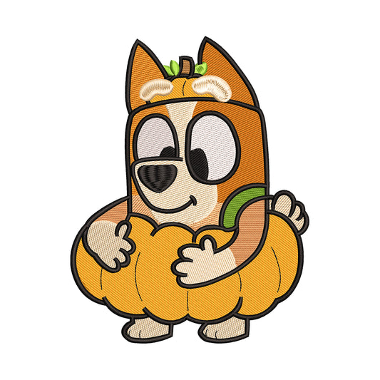 Halloween Pumpkin Bingo Embroidery Design - 010567