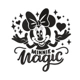 Minnie magic embroidery designs for machine - 010903
