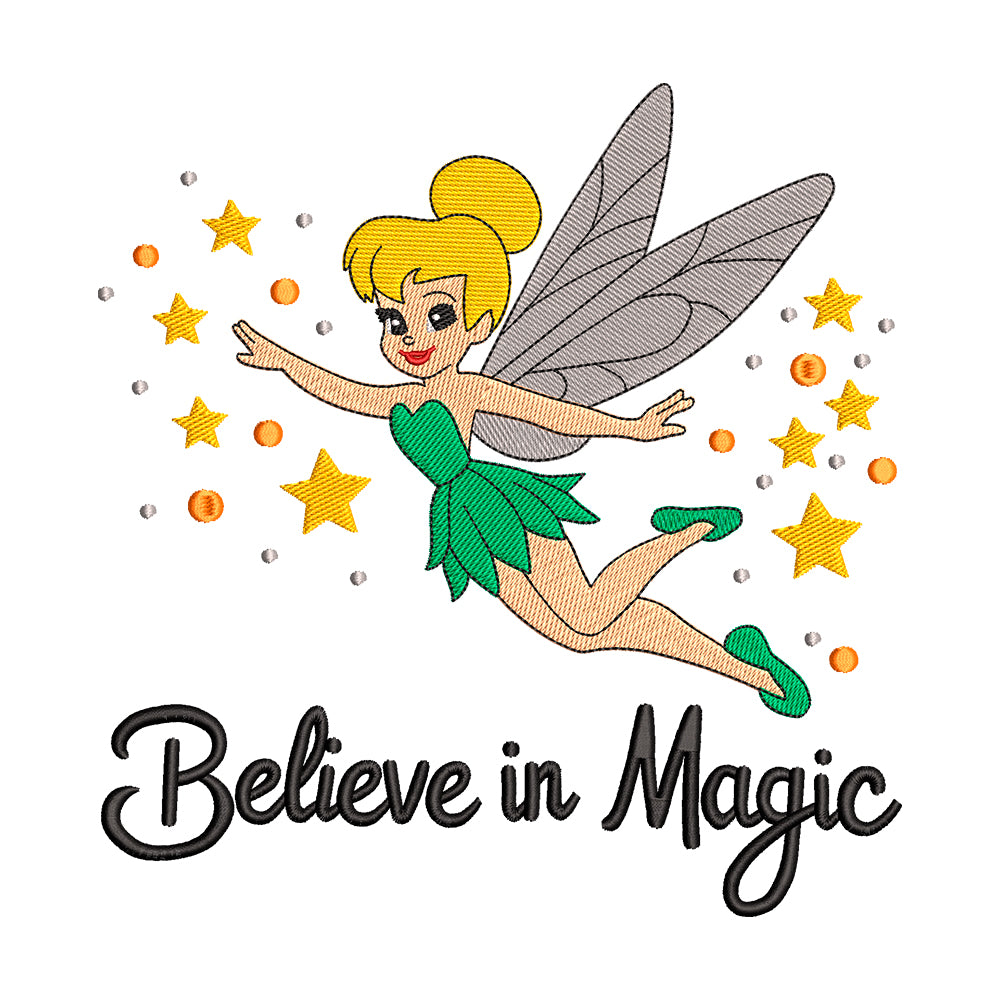 Tinker Bell embroidery designs for machine - 010909