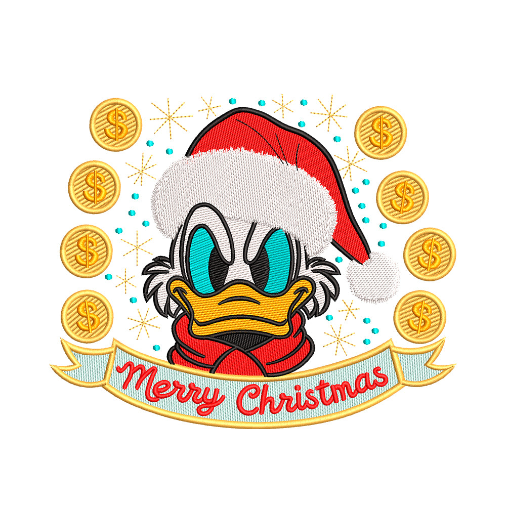 Scrooge McDuck embroidery designs for machine - 010915