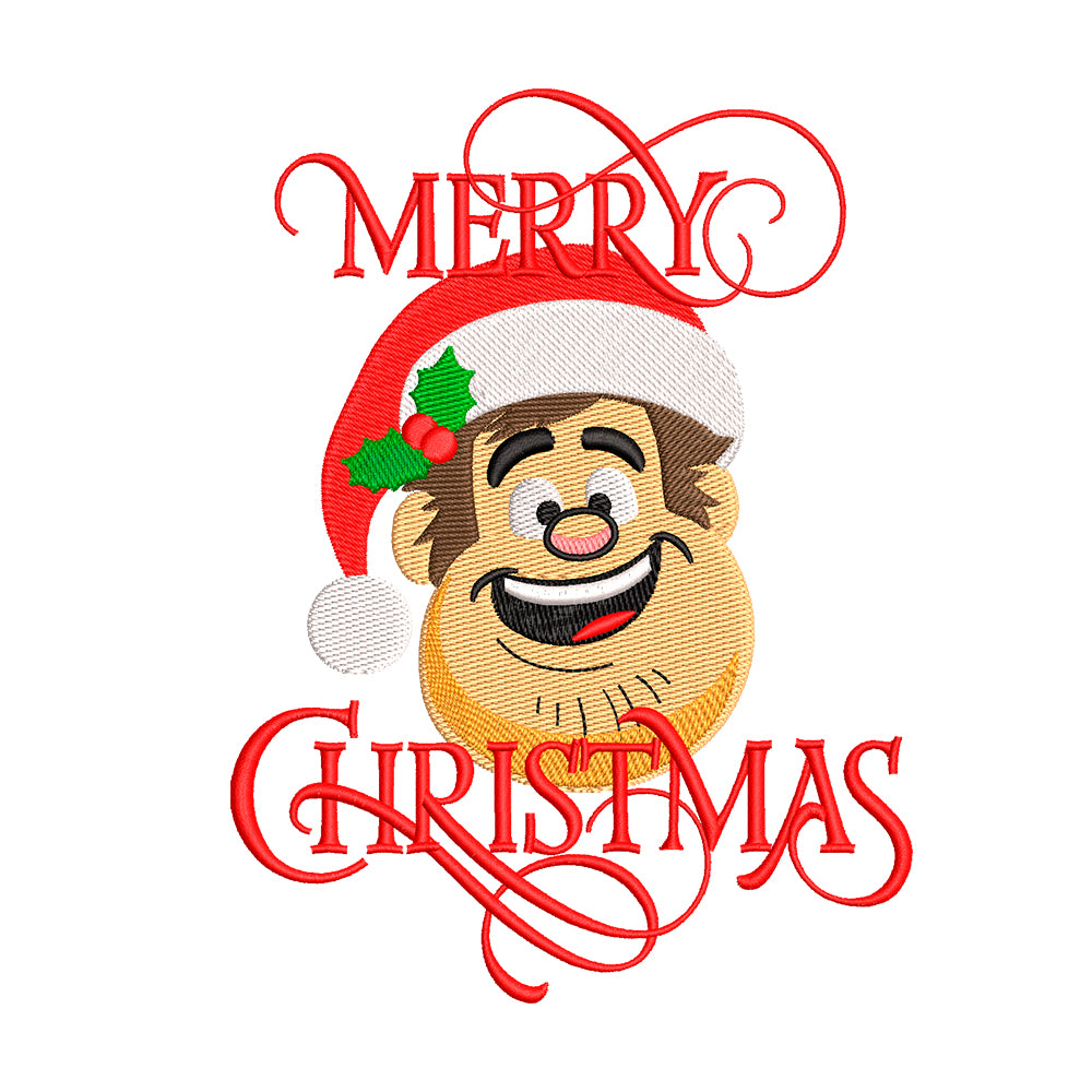 Ralph embroidery designs Merry Christmas - 010920