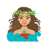 Moana embroidery designs for machine - 010925