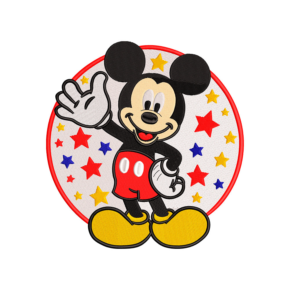 Mickey Mouse embroidery designs for machine - 011041