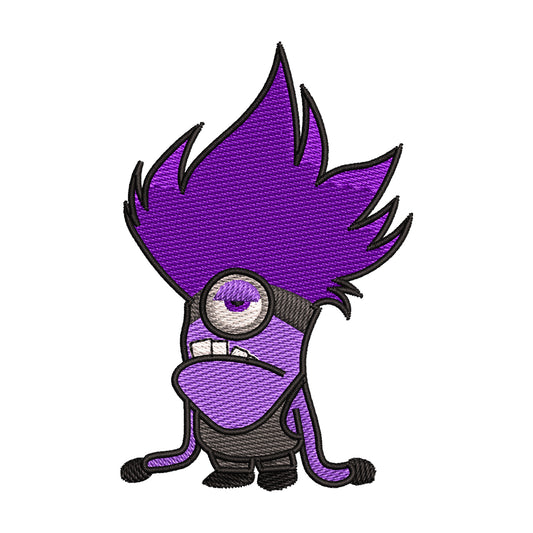 Evil Minion Embroidery Design - 02060101