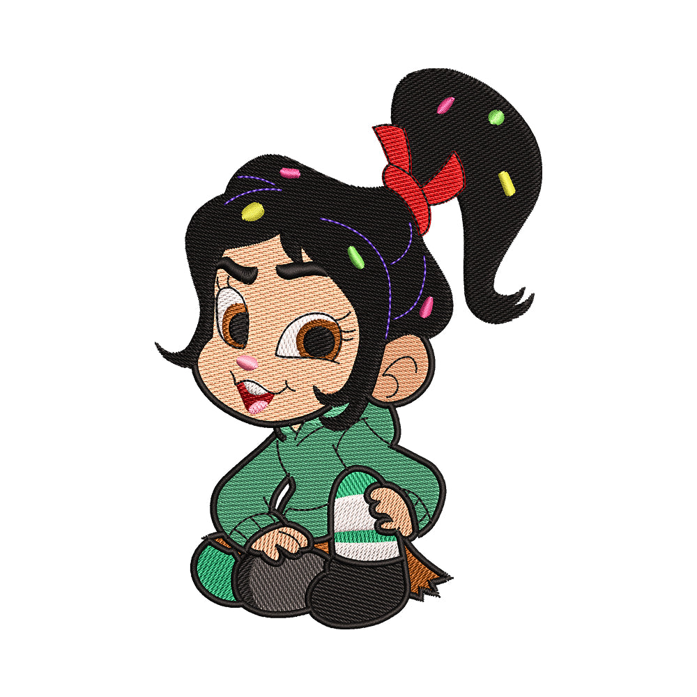 Vanellope von Schweetz Embroidery Design - 02060107