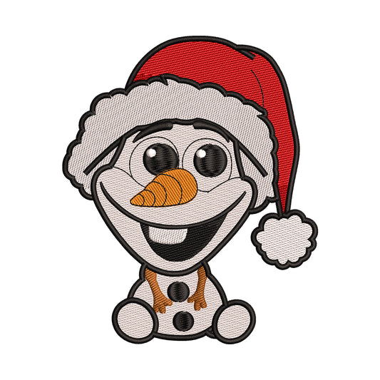 Christmas Olaf Embroidery Design - 02060120