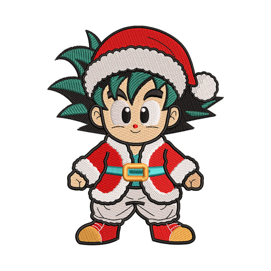 Christmas Deku (Izuku Midoriya) Embroidery Design - 02060121