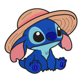 Stitch with Sun Hat Embroidery Design - 02060137