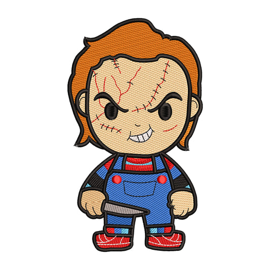 Chibi Chucky Embroidery Design - 02060153