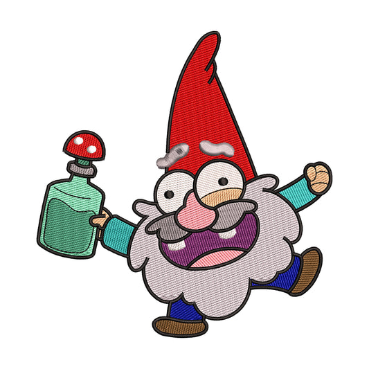 Gravity Falls Gnome Embroidery Design - 02060157
