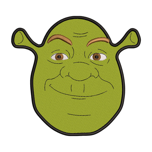 Shrek Portrait Embroidery Design - 02060158