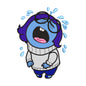 Crying Sadness from Inside Out Embroidery Design - 02060160