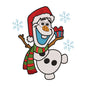 Christmas Olaf with Gift Embroidery Design - 02060170