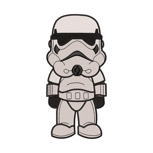 Chibi Stormtrooper Embroidery Design - 02060188