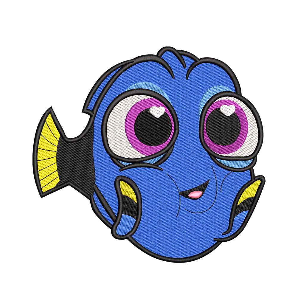 Dory Design Baby Dory embroidery designs for machine - 0212106 - Sgembroidery ...