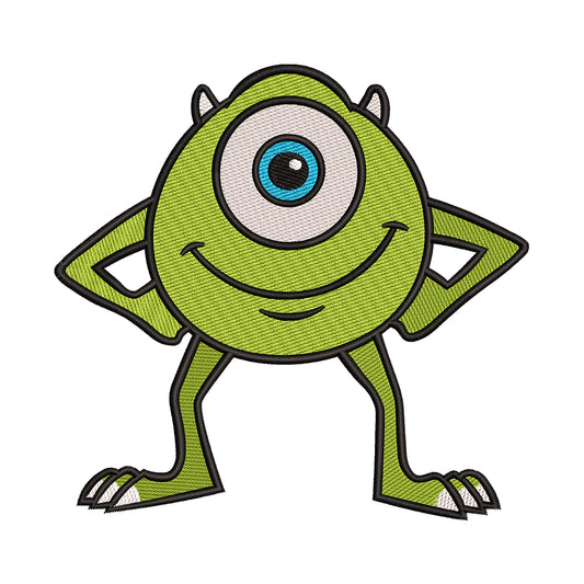 Mike Wazowski embroidery designs for machine - 0212125