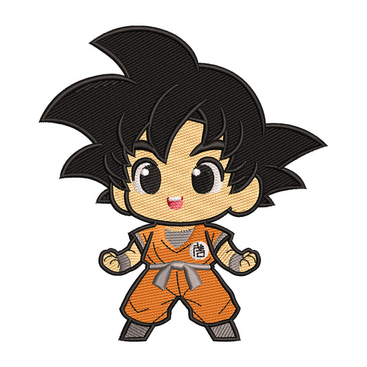 Goku embroidery designs for machine - 0212130