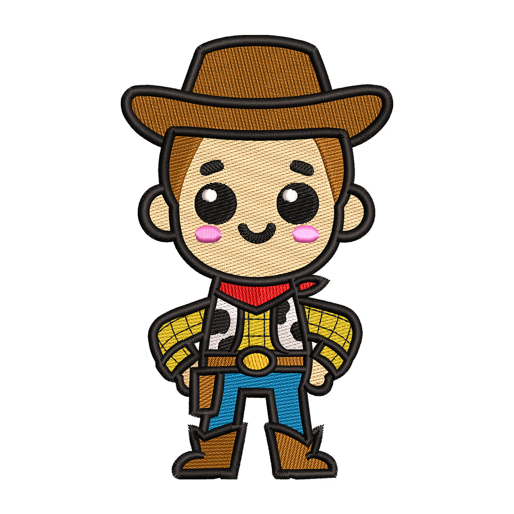 Woody embroidery designs for machine - 0212136