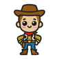 Woody embroidery designs for machine - 0212136