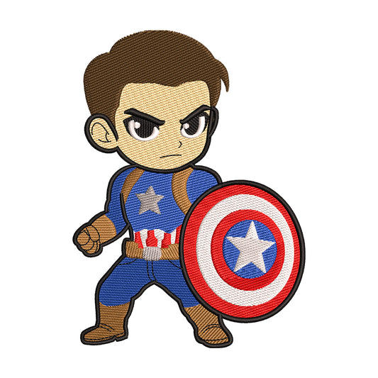 Captain America embroidery designs for machine - 0212144