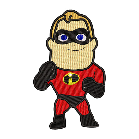 Mr. Incredible embroidery designs for machine - 0212161