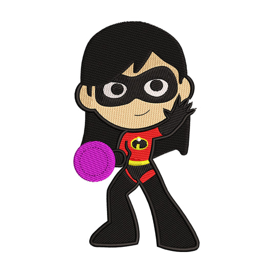 Violet Parr embroidery designs for machine - 0212164
