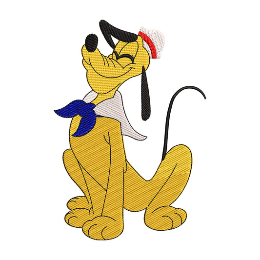 Pluto embroidery designs for machine - 021264