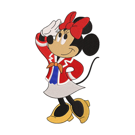 Minnie Mouse embroidery designs for machine - 021265