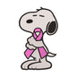 Snoopy Breast Cancer Awareness embroidery designs for machine - 021269