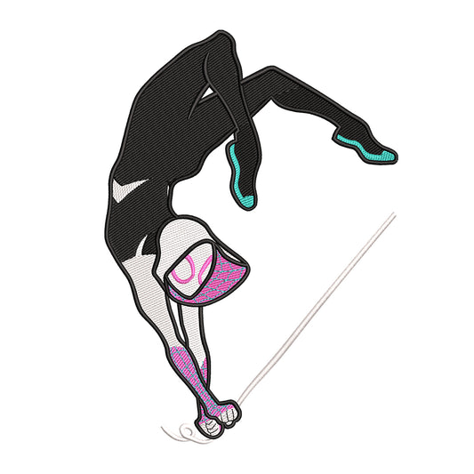 Spider-Gwen embroidery designs for machine - 021285