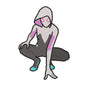 Spider-Gwen embroidery designs for machine - 021286