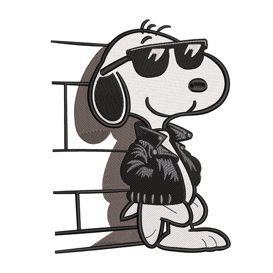 Snoopy embroidery designs for machine - 021293