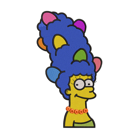Marge Simpson embroidery designs for machine - 022530