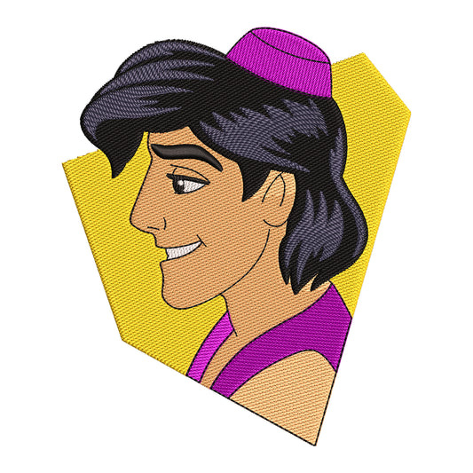 Aladdin embroidery designs for machine - 022538