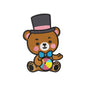 Bear holding ball embroidery designs for machine - 03052405