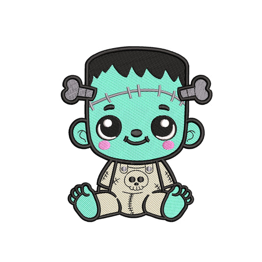 Baby frankenstein embroidery designs for machine - 03052414