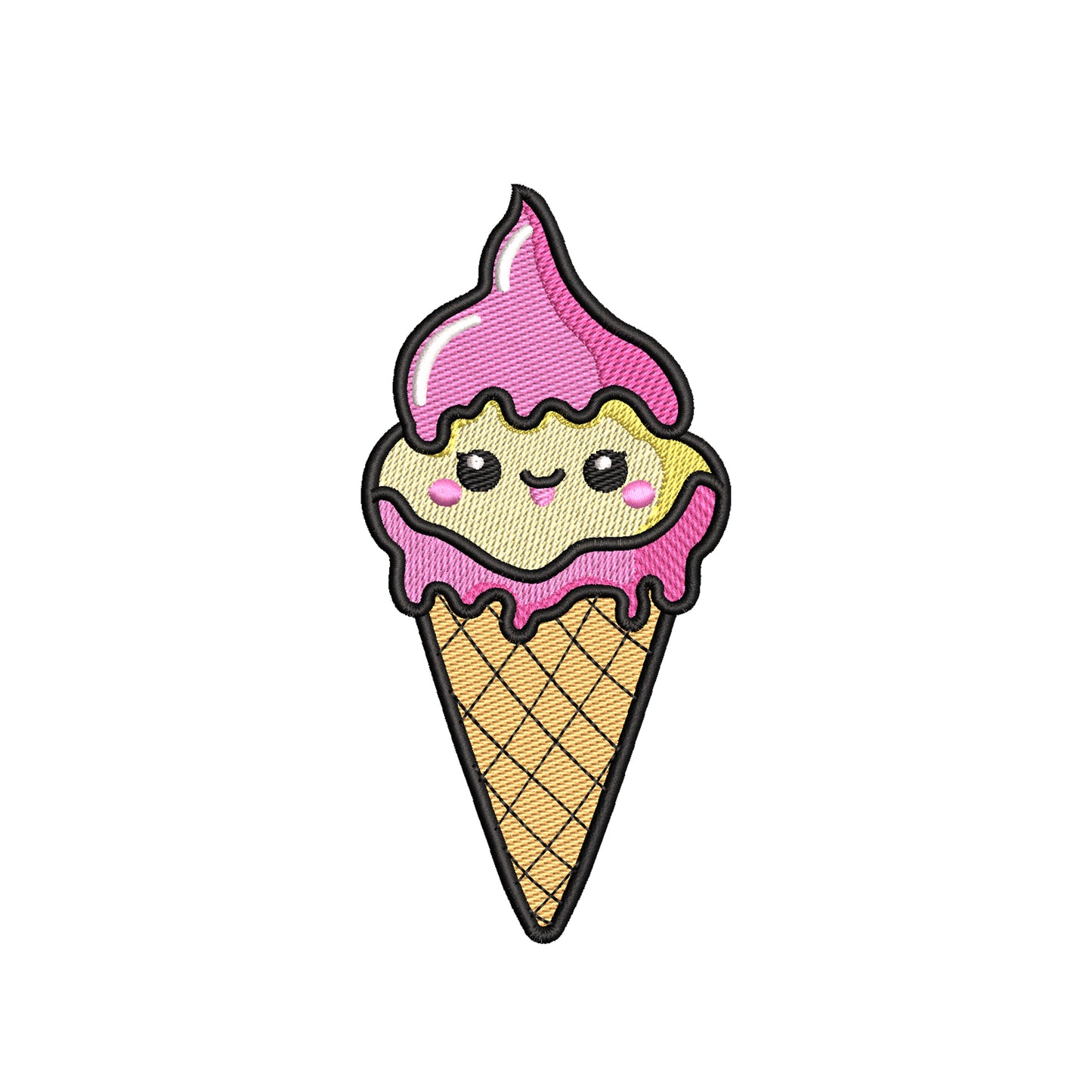 Icecream embroidery designs for machine - 09052413